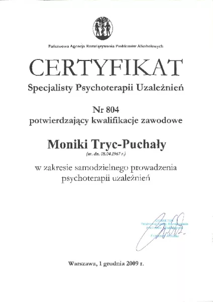 certyfikat-2009